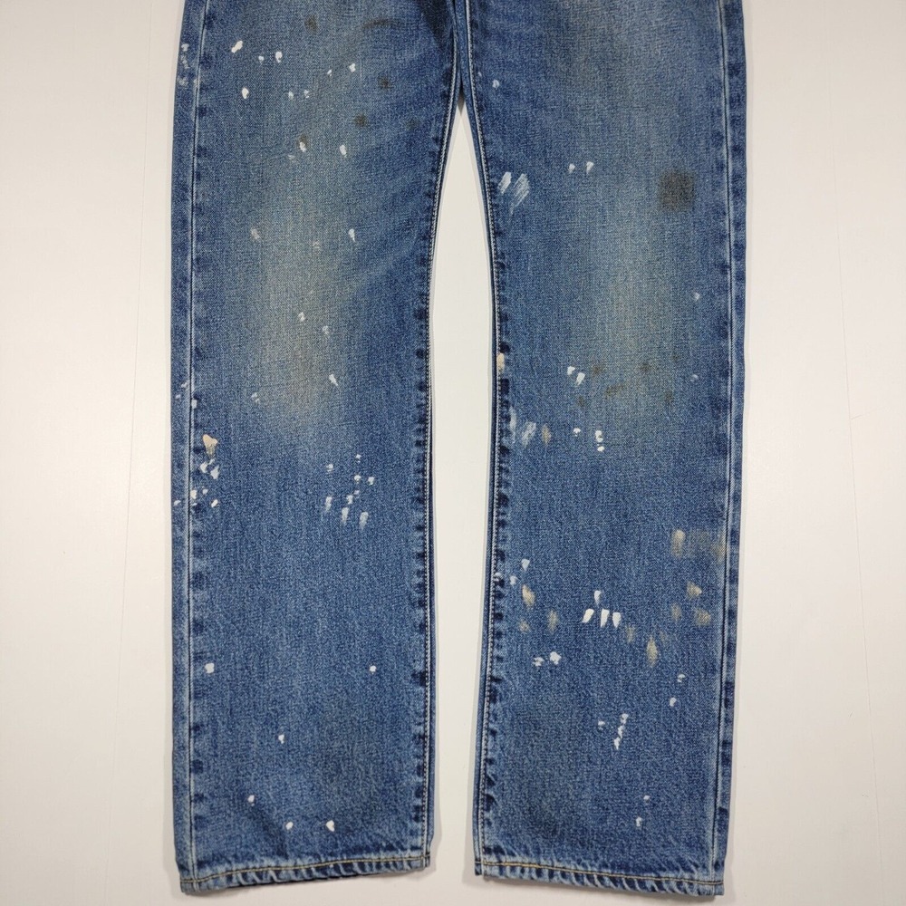 Levi's Lot 551z Men's Denim Blue Jeans AUTHENTIC STRAIGHT FIT Size 30x34‎ - Picture 9 of 16